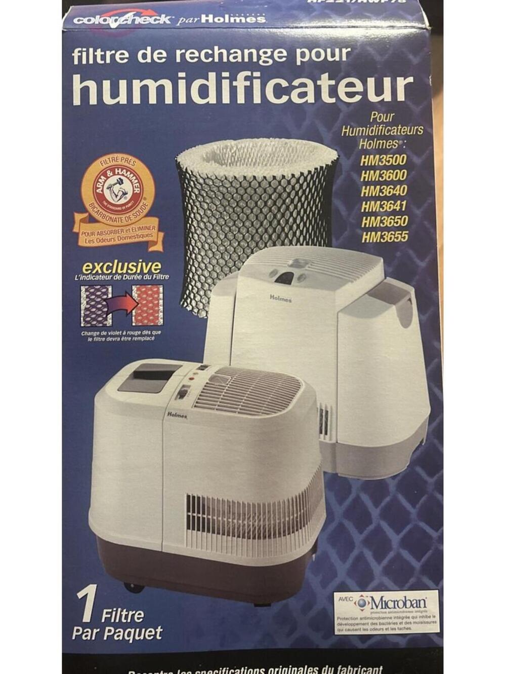 Holmes Color Check Humidifer Replacement Filter HF221 / HWF75 HF221PDQ-U NEW